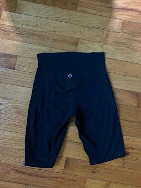 Lululemon Black High-Waist Biker Shorts